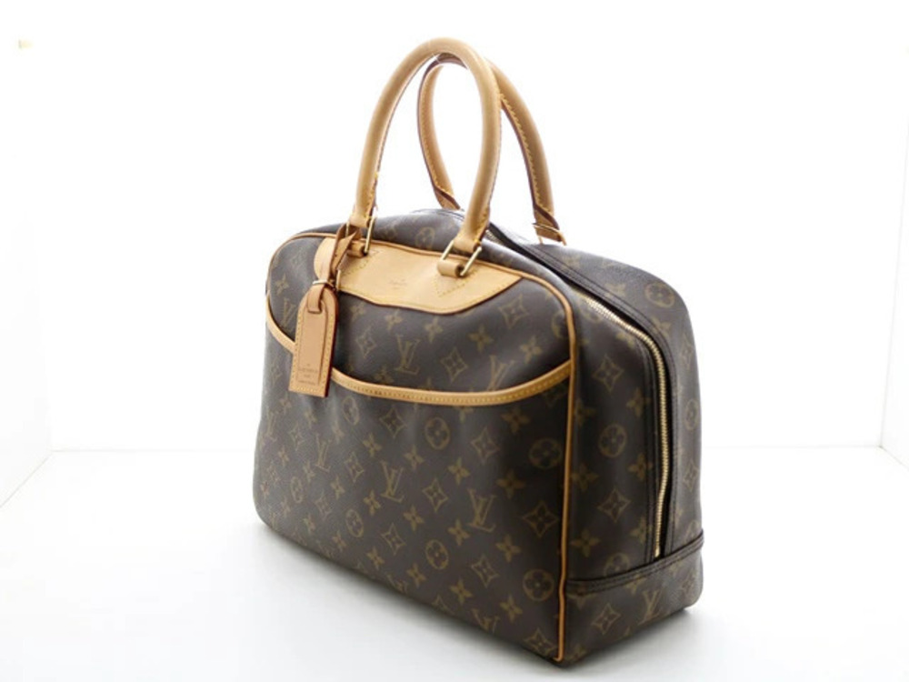Louis Vuitton around Boston Monogram Deauville Bag Vanity Brown